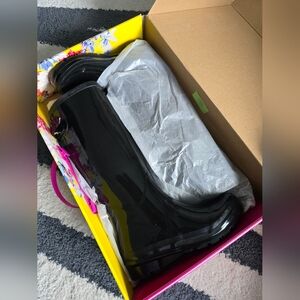 Jeules Black Rainboots size 7